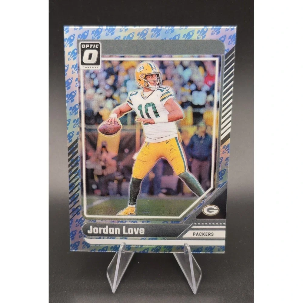 2024 Panini Donruss Optic Jordan Love #69‎ Rocket Prizm Green Bay Packers SP